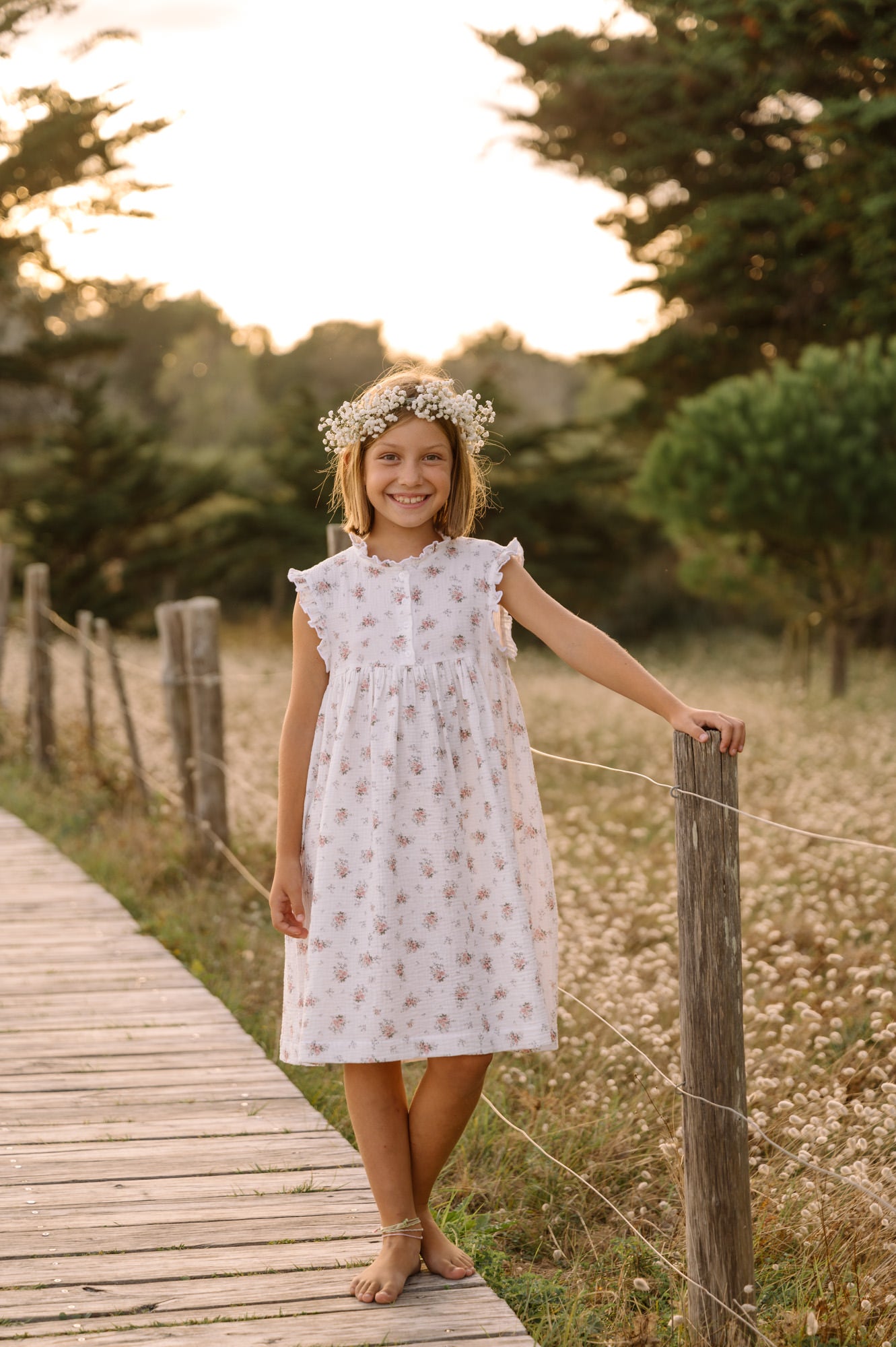 Ty Blush - Robe Logoden Fleurs