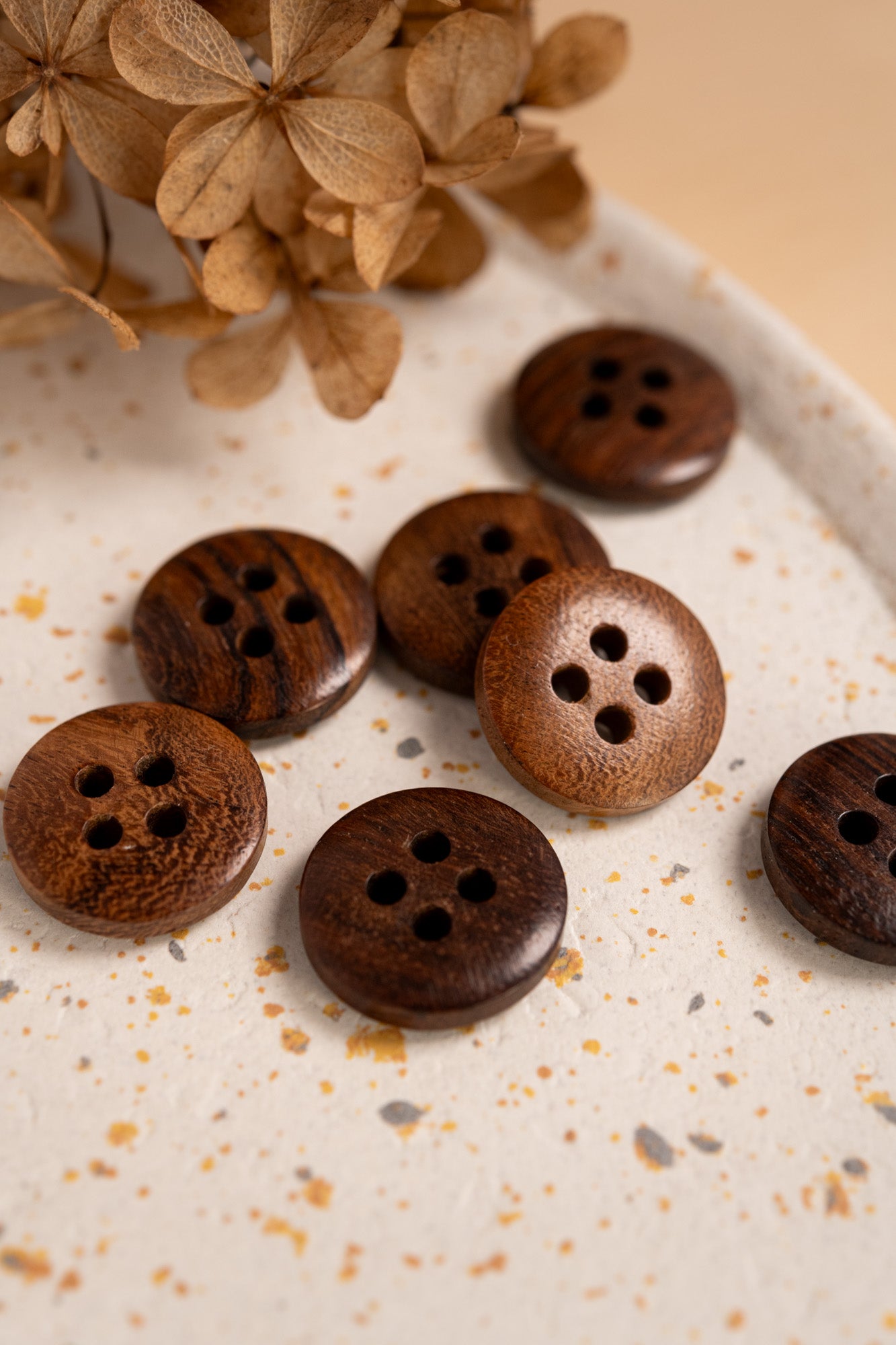 Bouton en bois de rose Sheesham