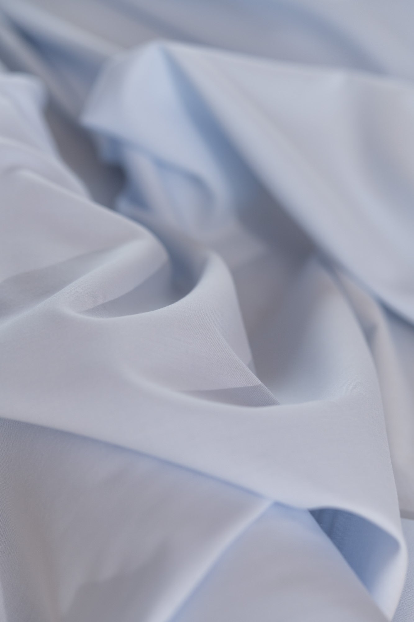 Voile de coton BIO Bleu céleste