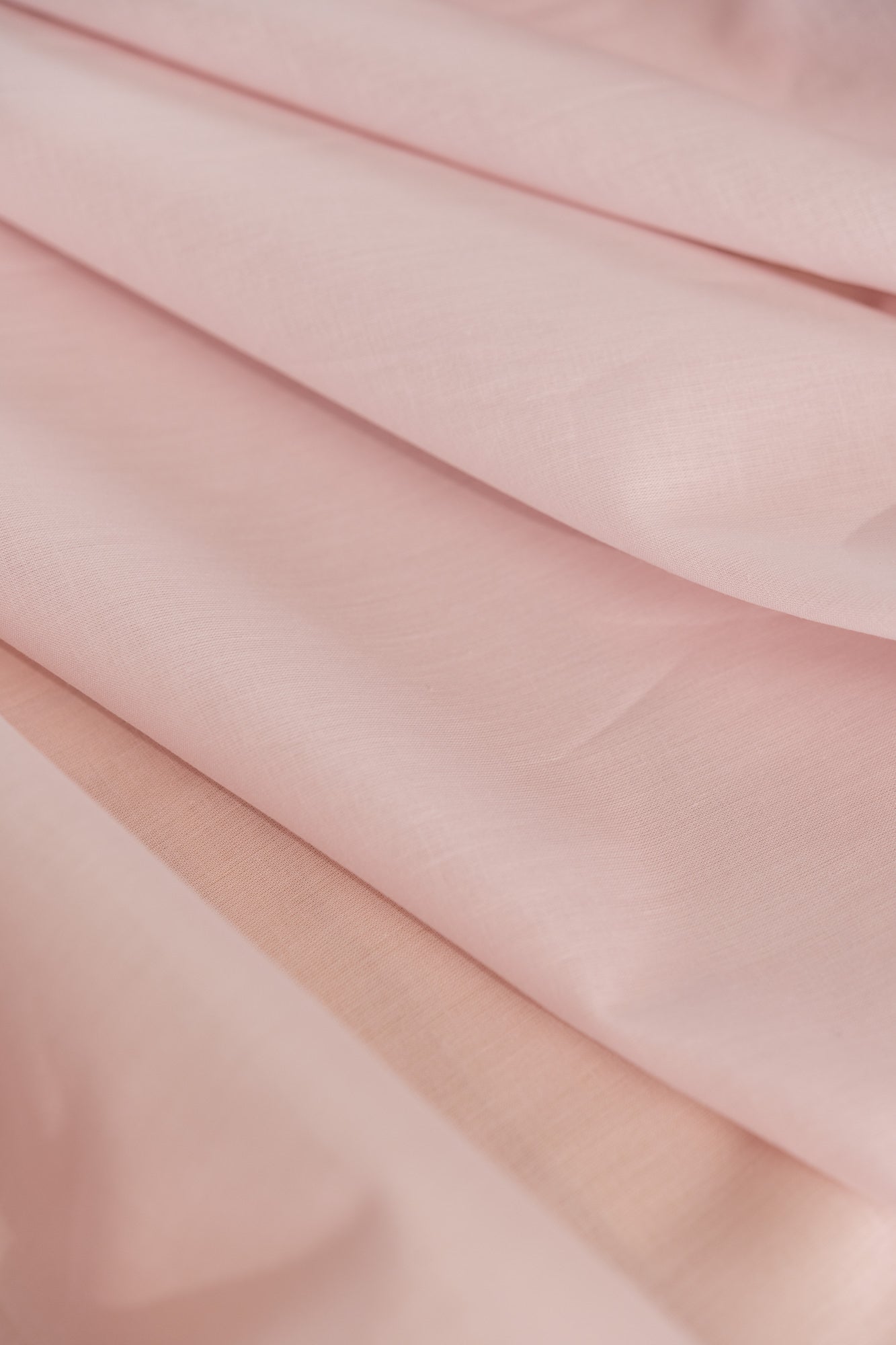 Voile de coton BIO rose poudré