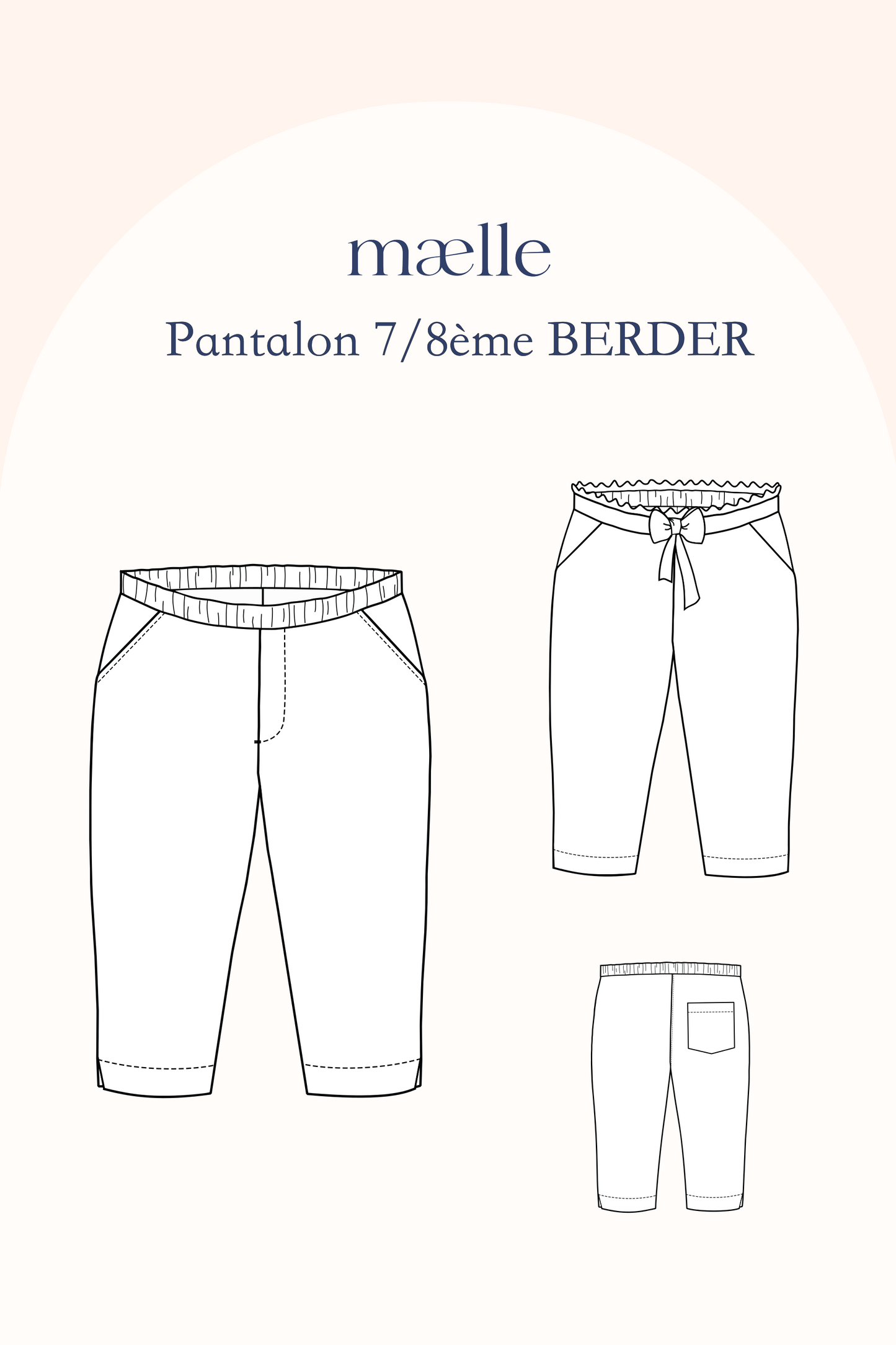 Patron pantalon BERDER Pochette