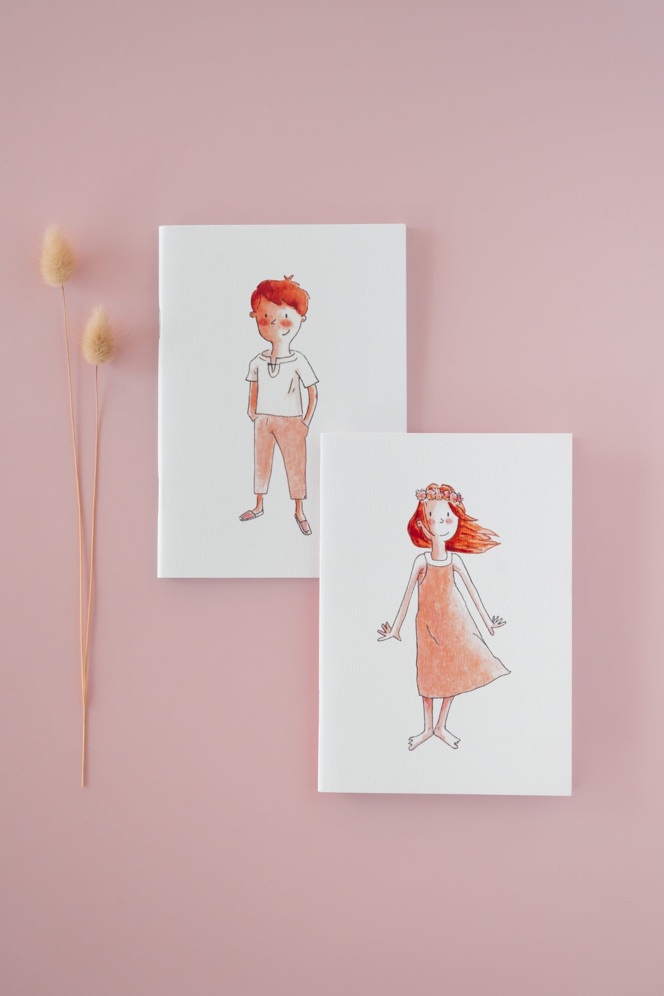 Lot de 2 Carnets Ty Blush