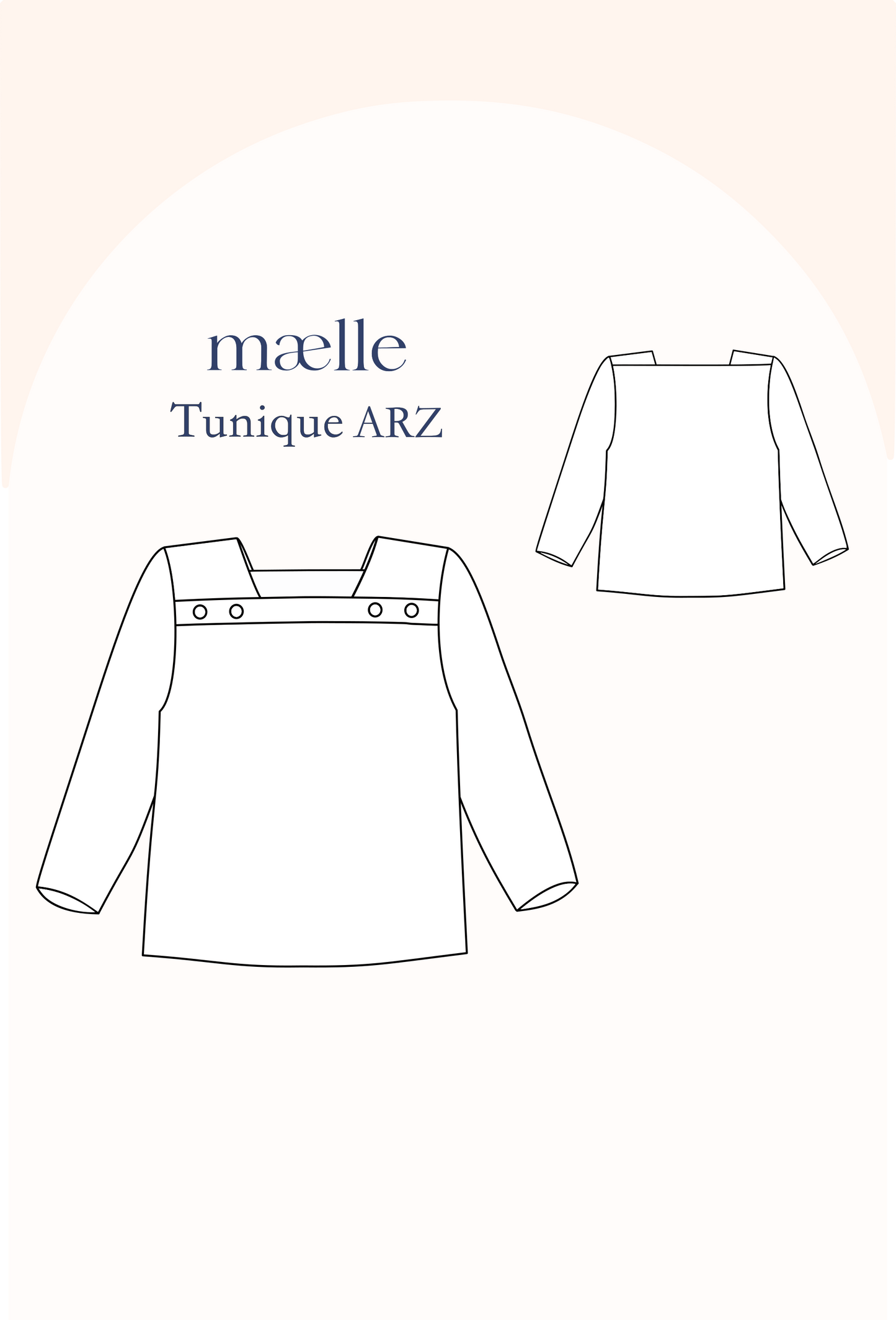 Patron tunique ARZ Pochette