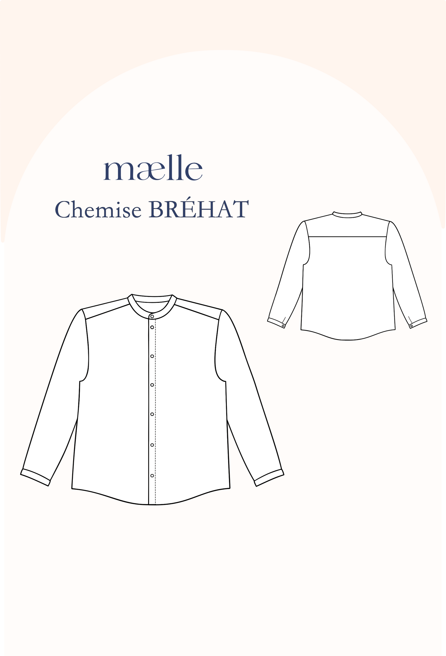 Patron Chemise BREHAT pochette