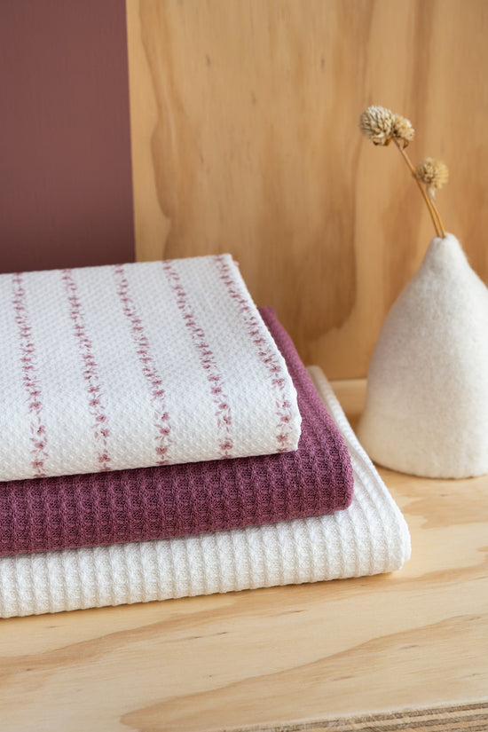 TIssu Coton "Garlantez" Blanc