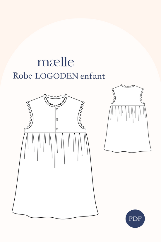 Patron couture enfant robe PDF