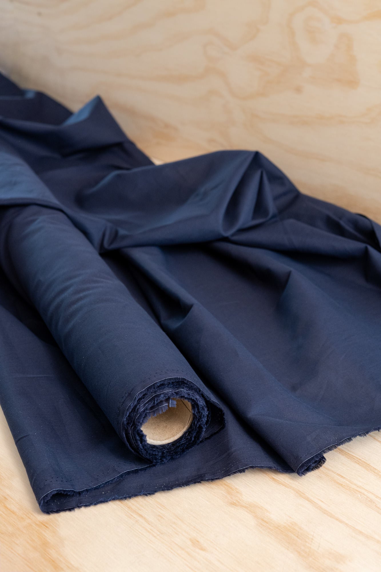 Voile de coton BIO Bleu nuit
