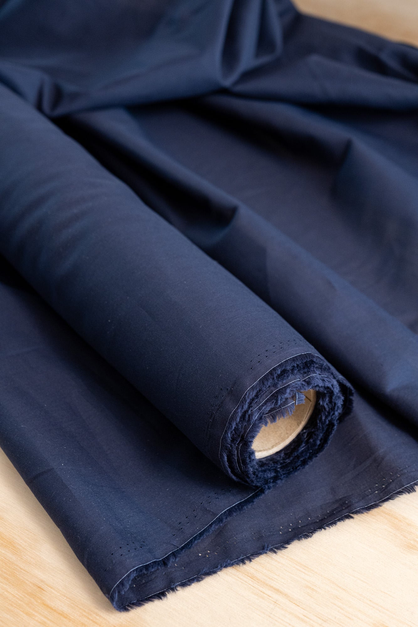 Voile de coton BIO Bleu nuit