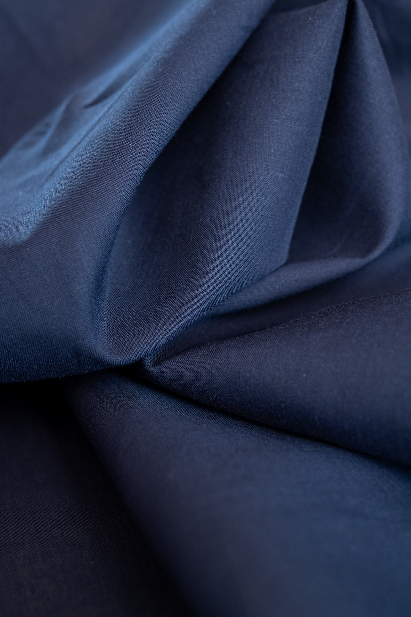 Voile de coton BIO Bleu nuit