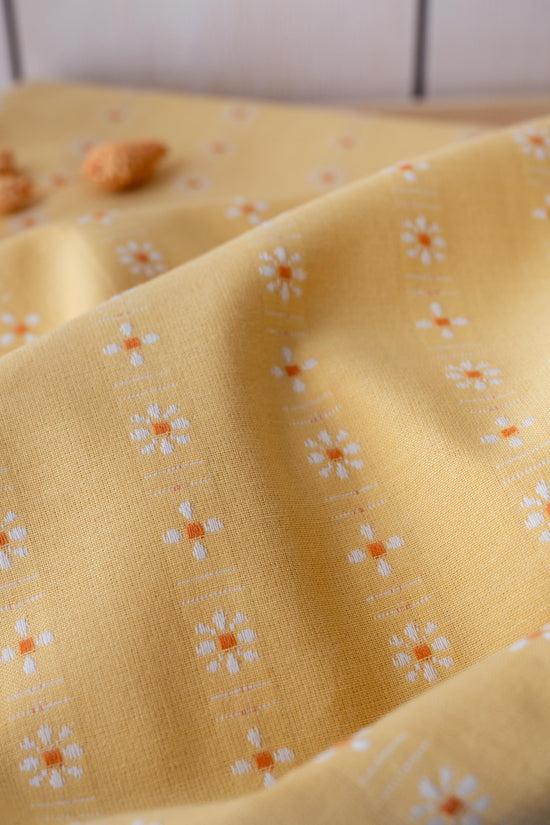 Tissu coton "Gaidig" jaune