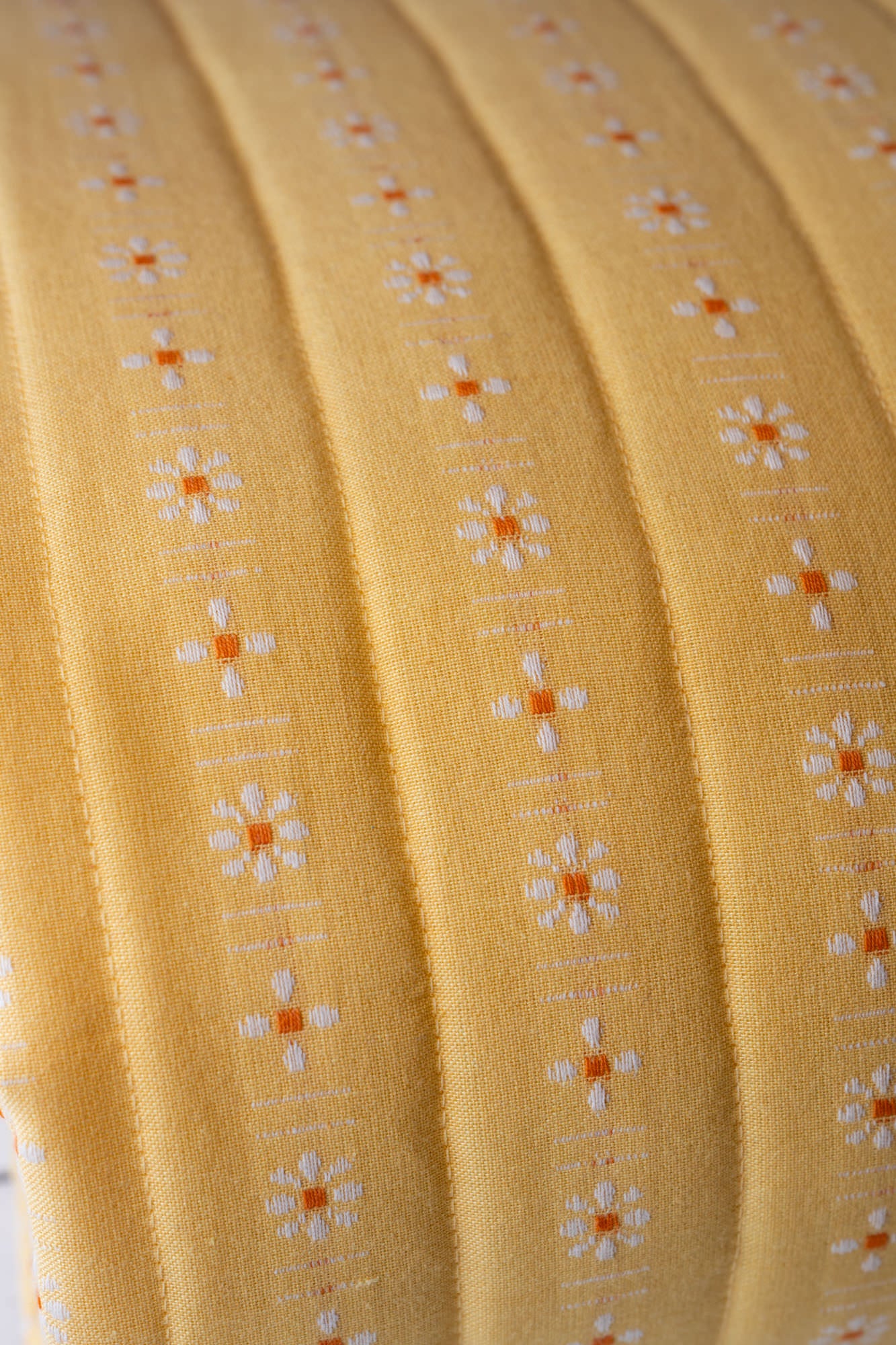Tissu coton matelassé "Gaidig" jaune