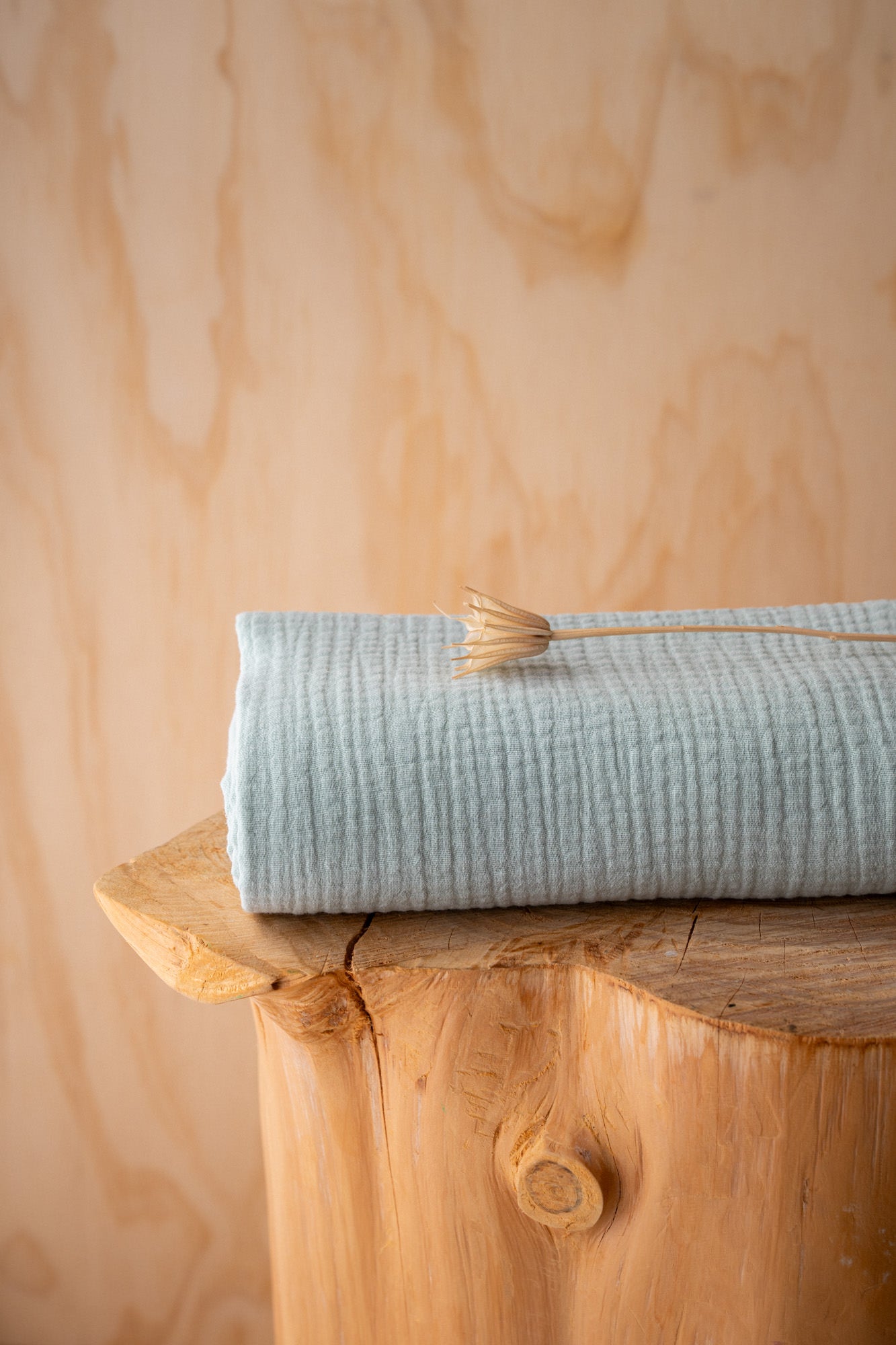 Double gaze BIO Vert céladon