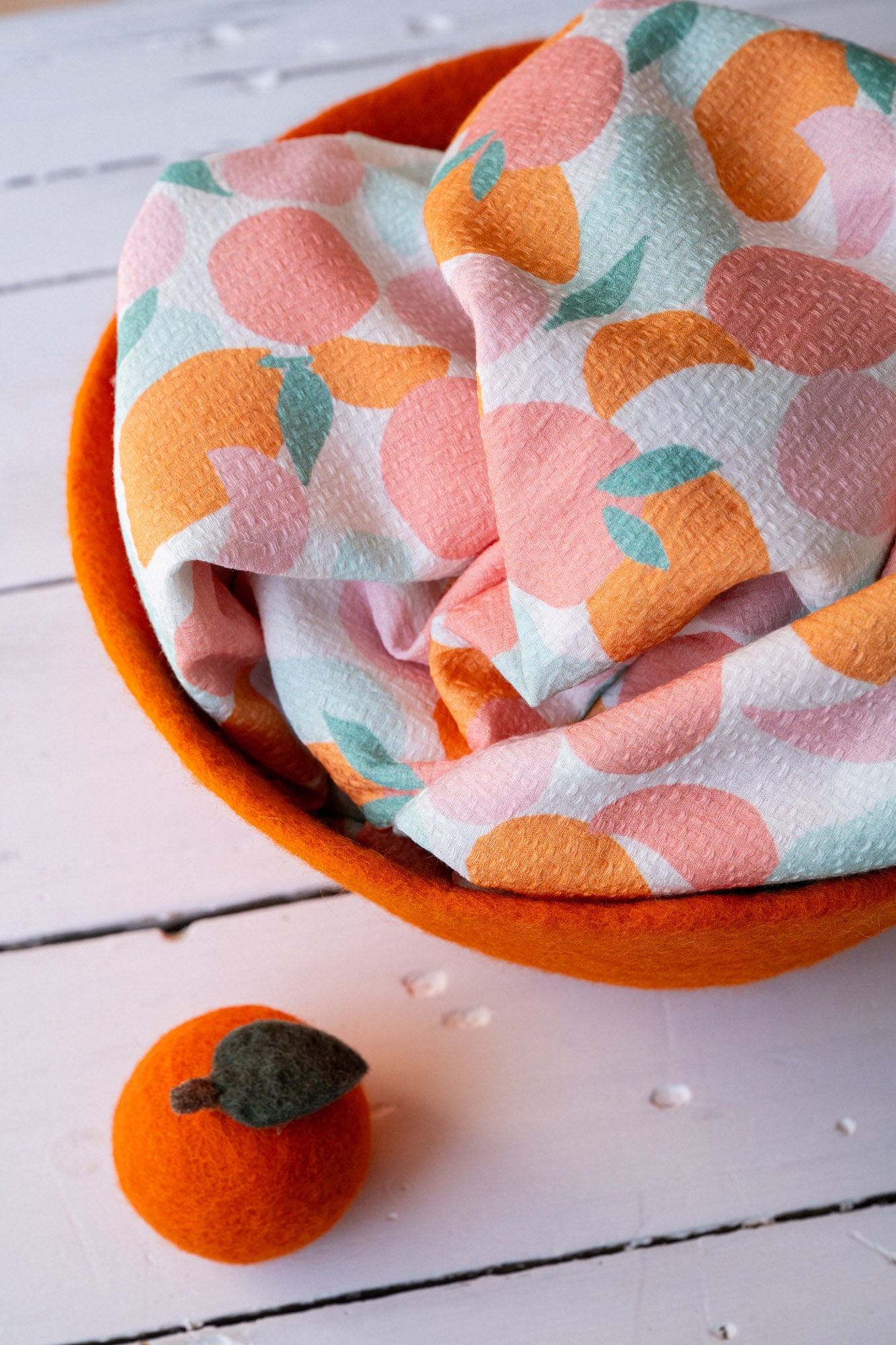 Coton texturé à fruits « Soazig »