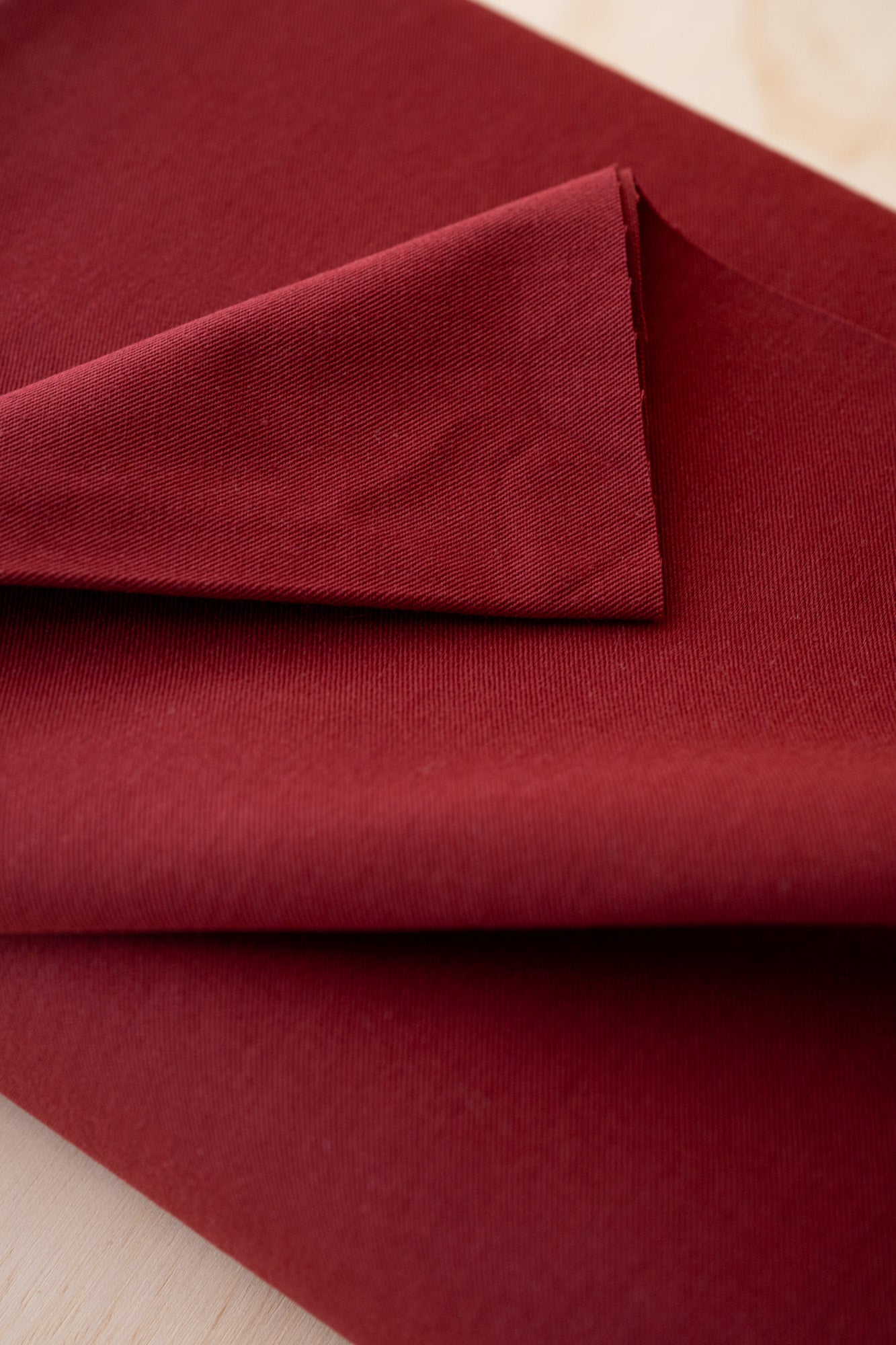 Gabardine de coton BIO Bordeaux
