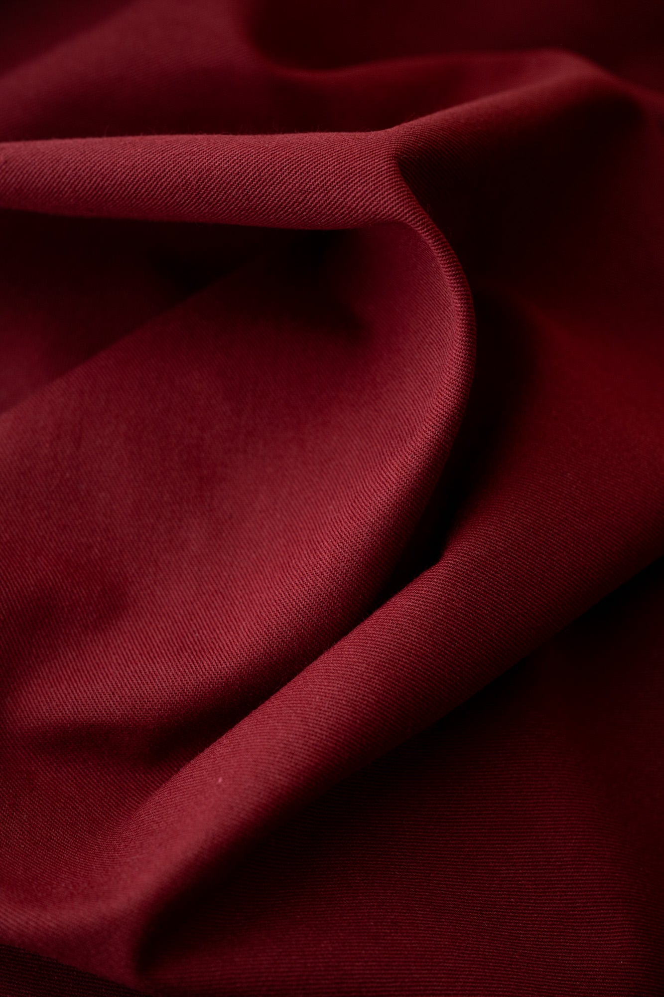 Gabardine de coton BIO Bordeaux