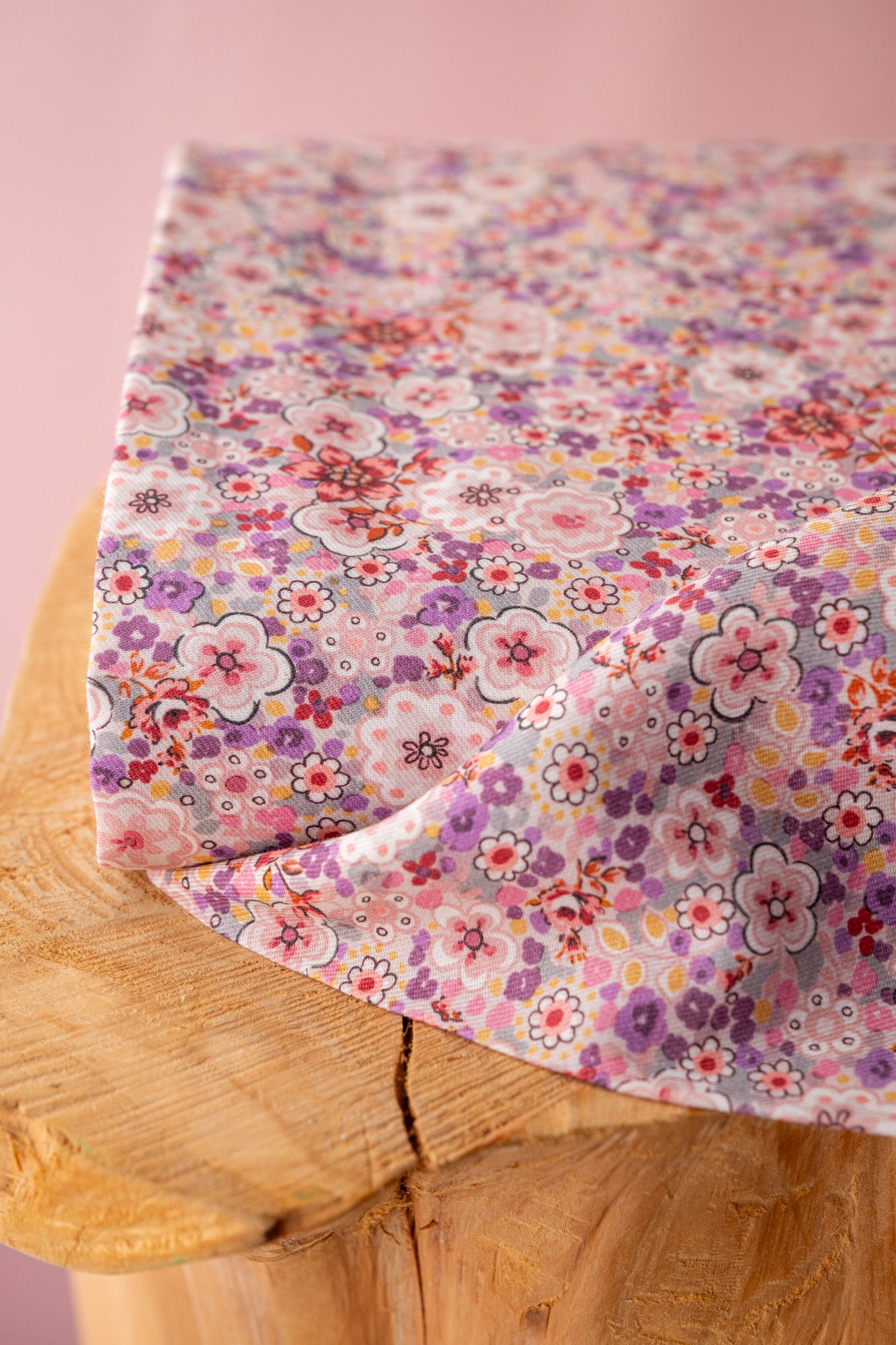 Twill coton BIO fleuri "Automne"