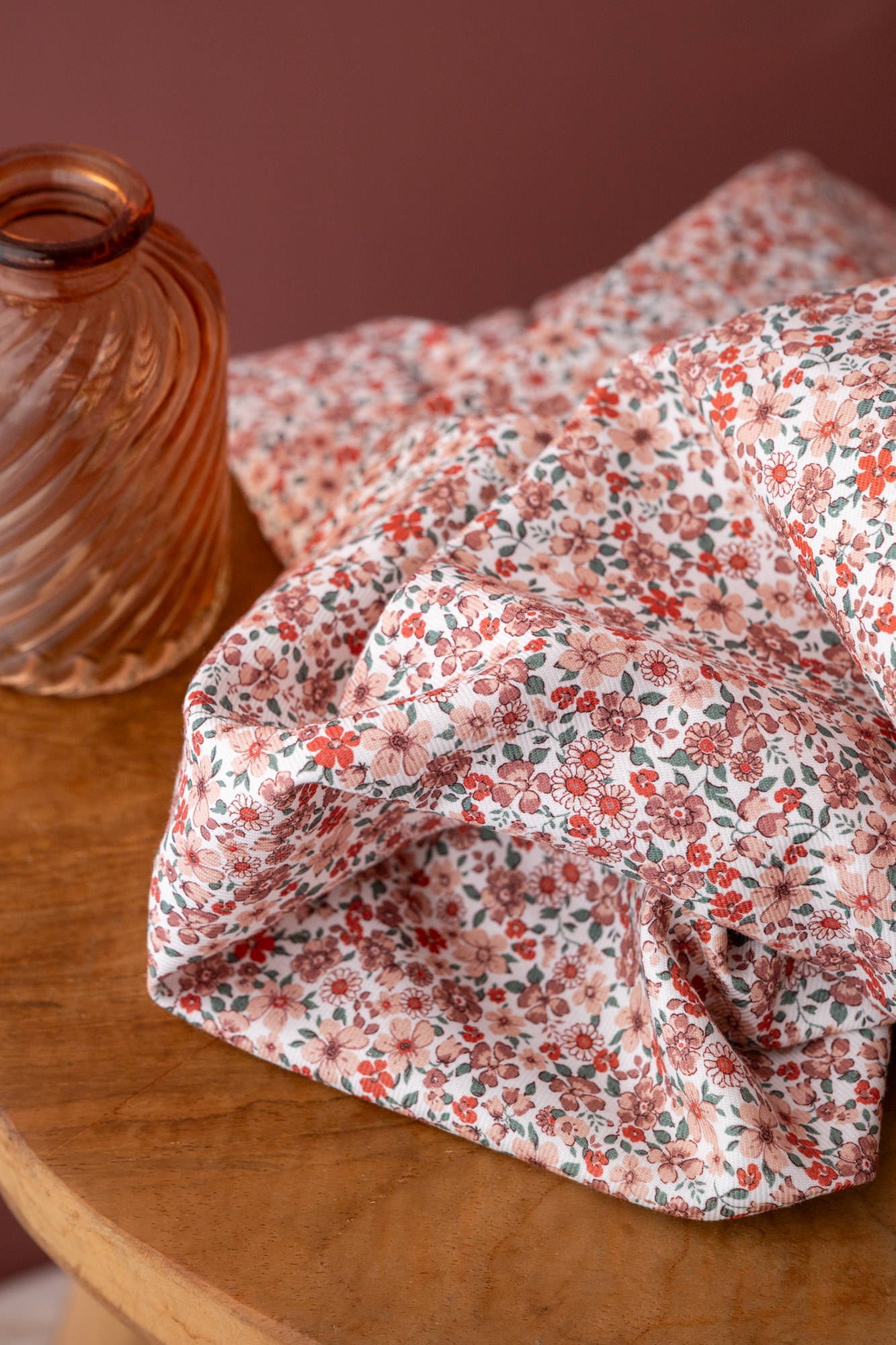 Twill coton BIO fleuri "Ty Poème"