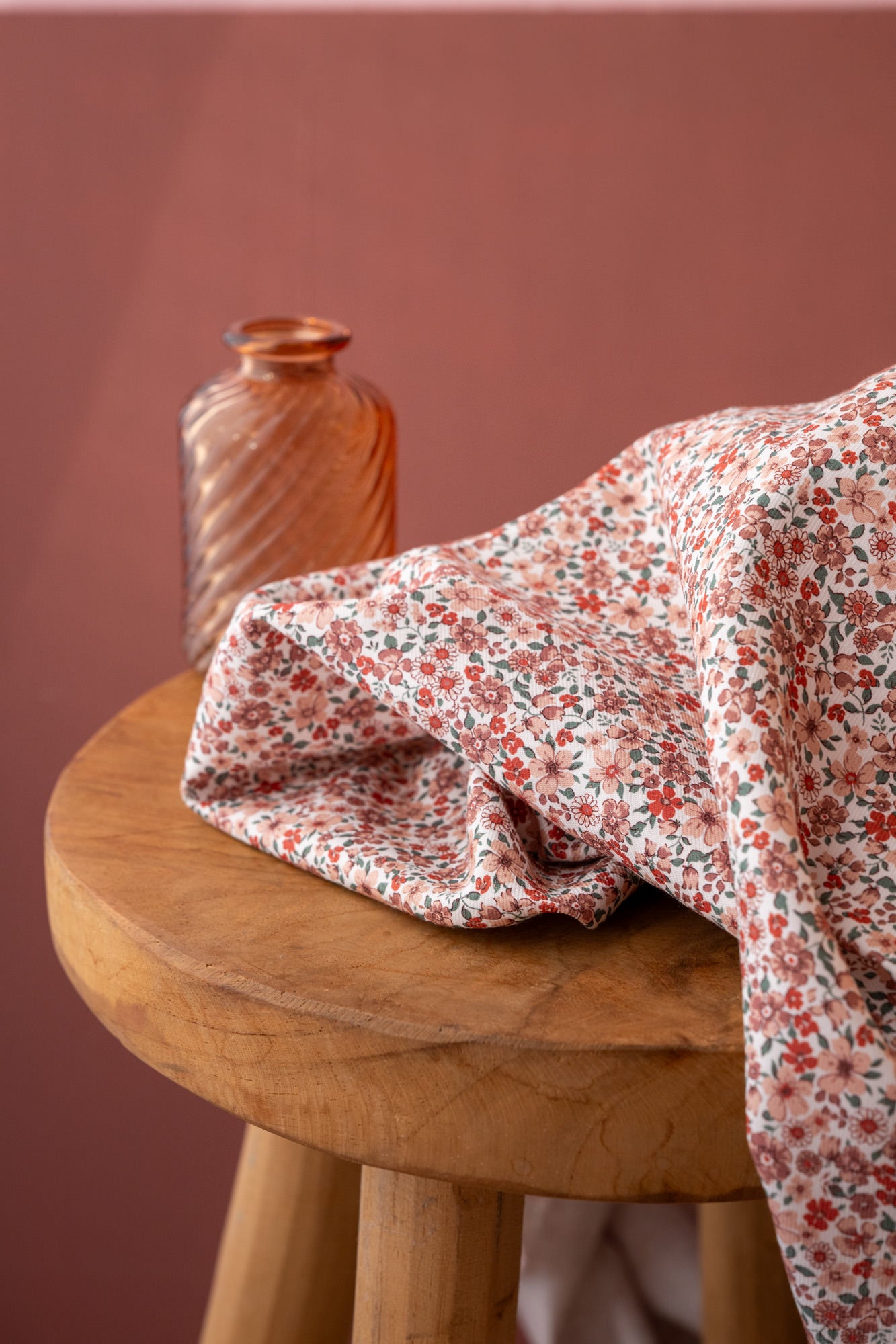 Twill coton BIO fleuri "Ty Poème"