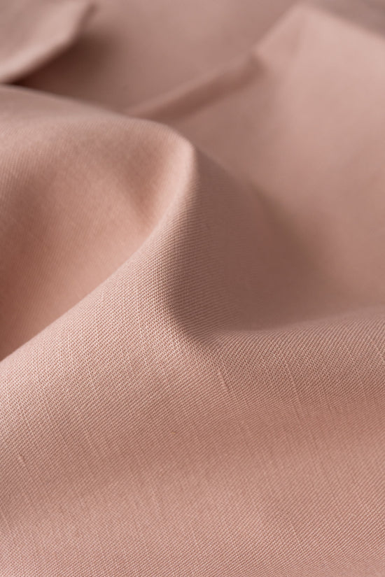 Twill Lin coton "blush"