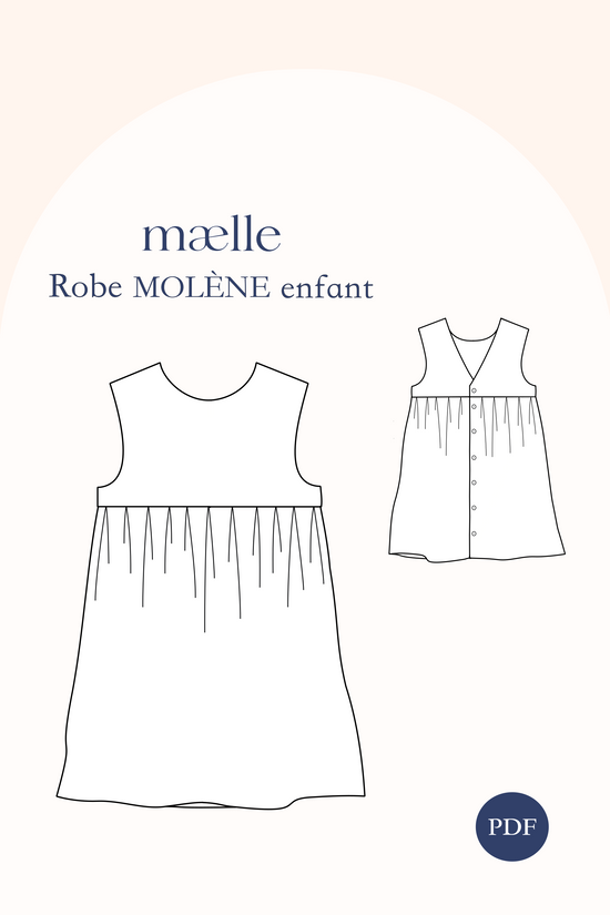 Patron robe MOLENE enfant PDF
